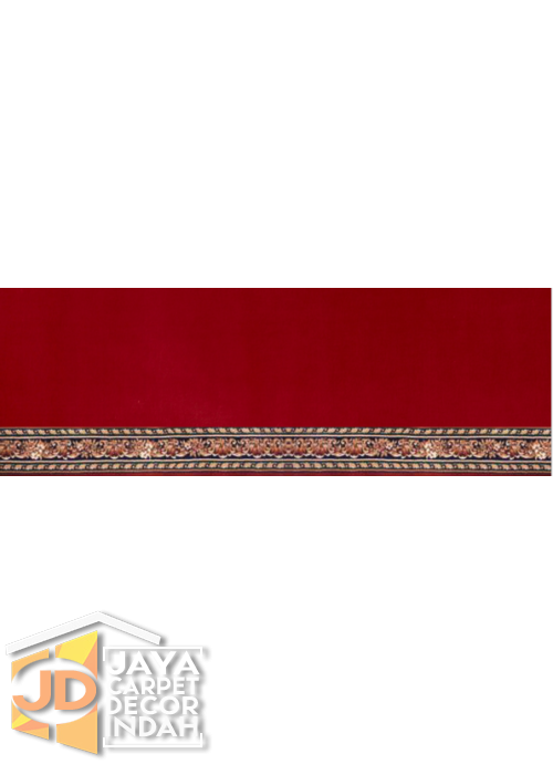 Karpet Sajadah Sofia Merah  Motif Polos 120x600, 120x1200, 120x1800, 120x2400, 120x3000